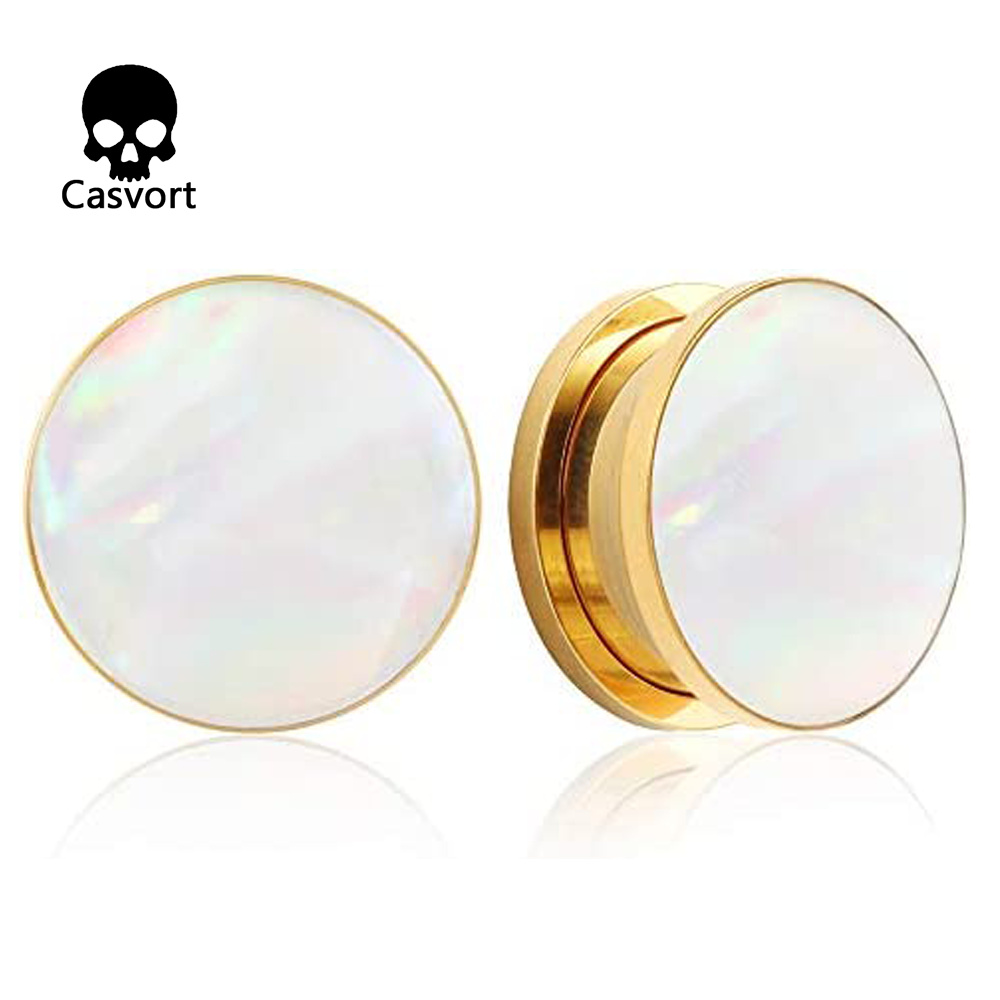 Body Jewelry Gauges - Casvort 2 pièces mode bouchons d'oreille