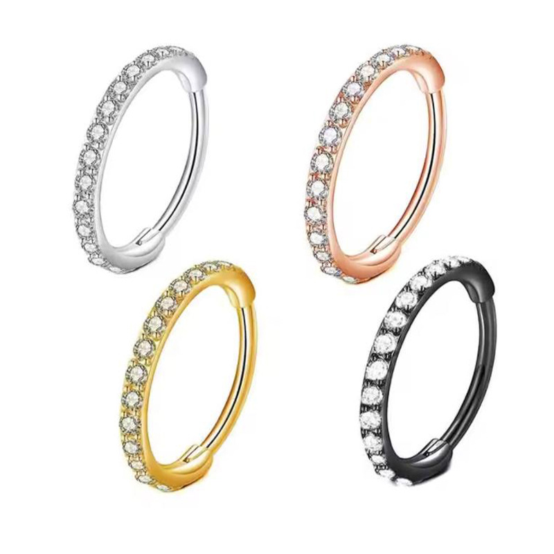 Body Jewelry Nose Studs - Anneau de nez 16G en acier