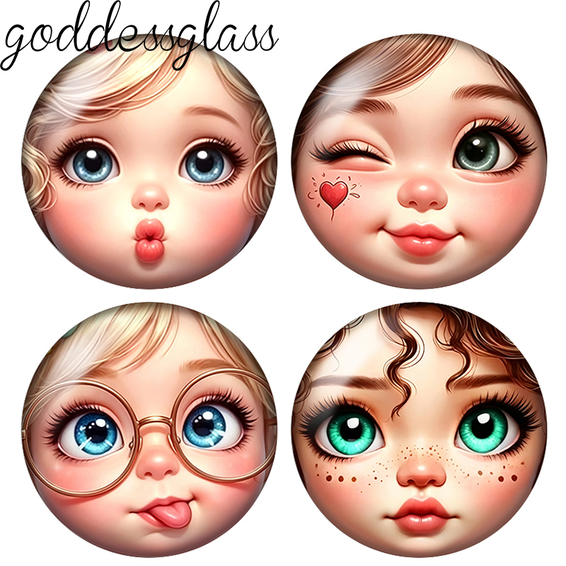 Body Jewelry Top - Visage de bébé fille, expressions mignonnes