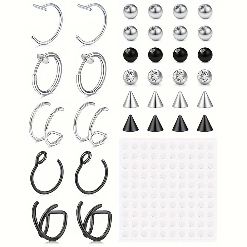Body Jewelry Nose Studs - Faux piercings, faux anneaux de lèvre,