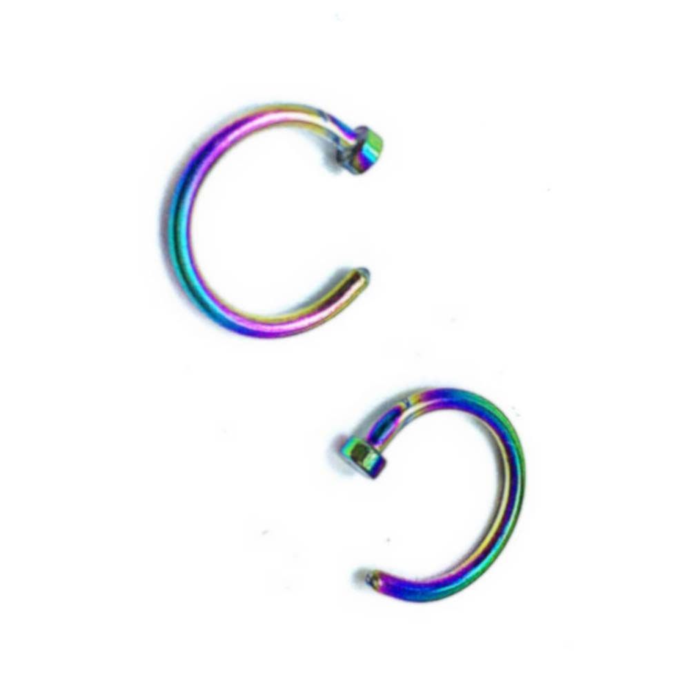 Body Jewelry Nose Studs - Clous d'oreilles fins en forme de