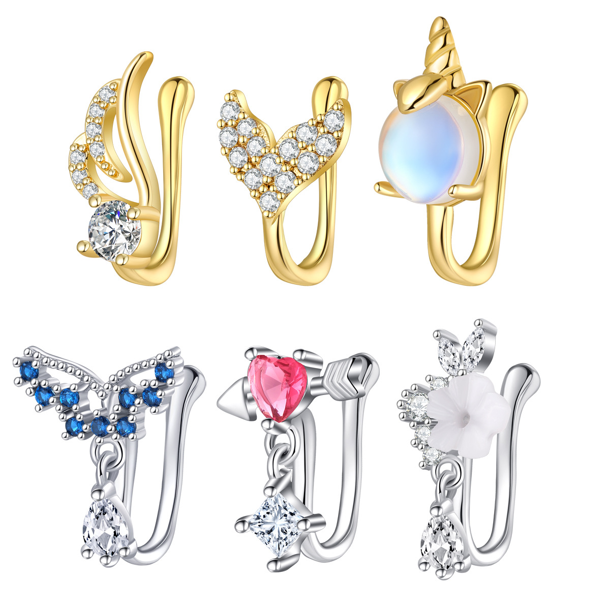 Body Jewelry And Piercing - Faux Piercing de nez pour femmes,