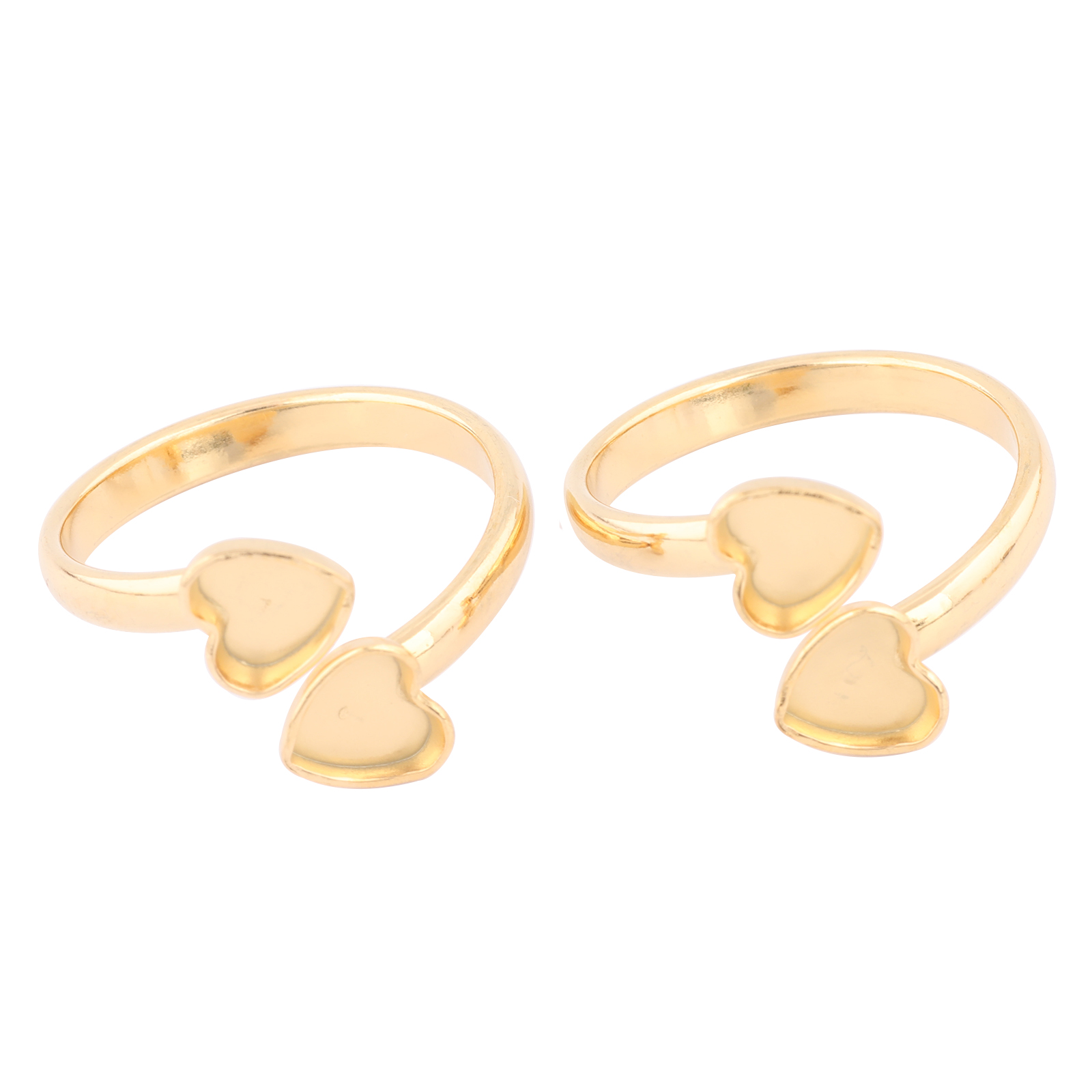 Daith Heart Ring - 10 pièces en acier inoxydable plaqué