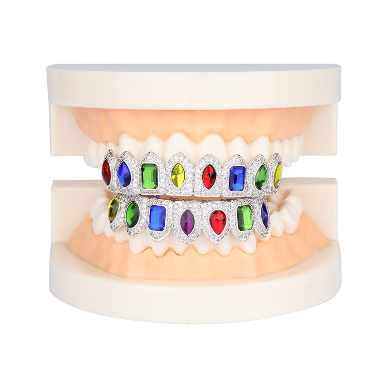 Grillz dentaire Hip Hop coloré - Body Jewelry And Piercing avis et prix