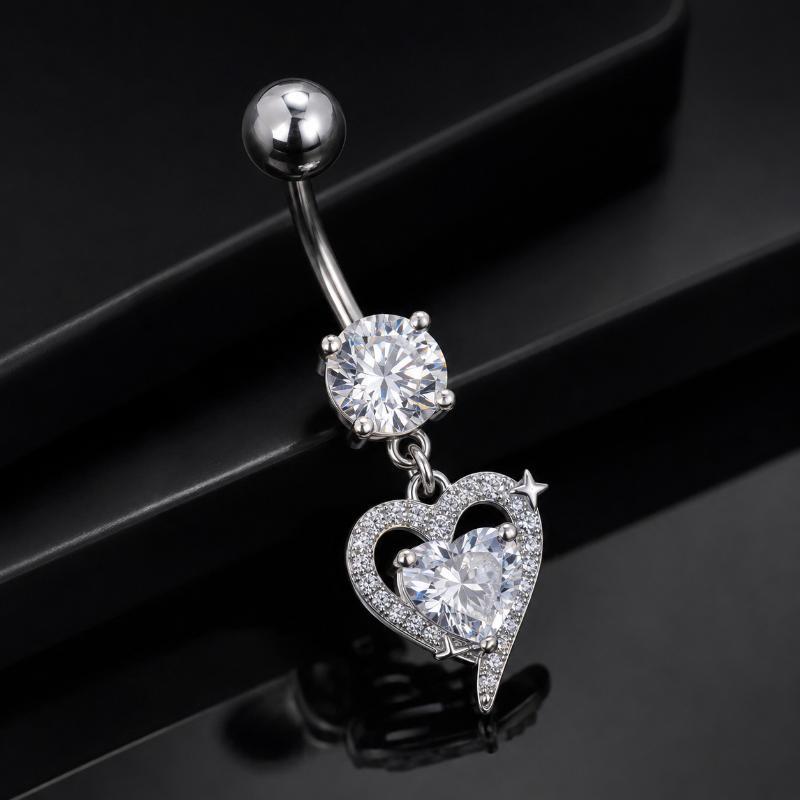 1 pièce Anneau de nombril pend - Body Jewelry Surgical Steel avis et prix