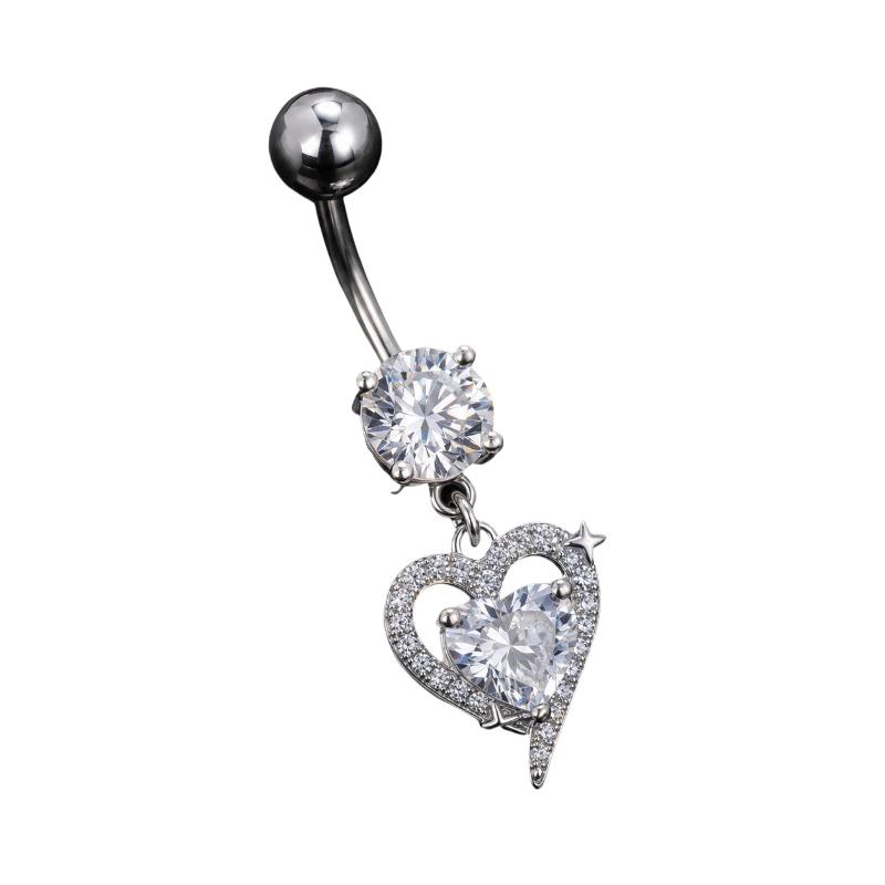 1 pièce Anneau de nombril pend - Body Jewelry Surgical Steel avis et prix