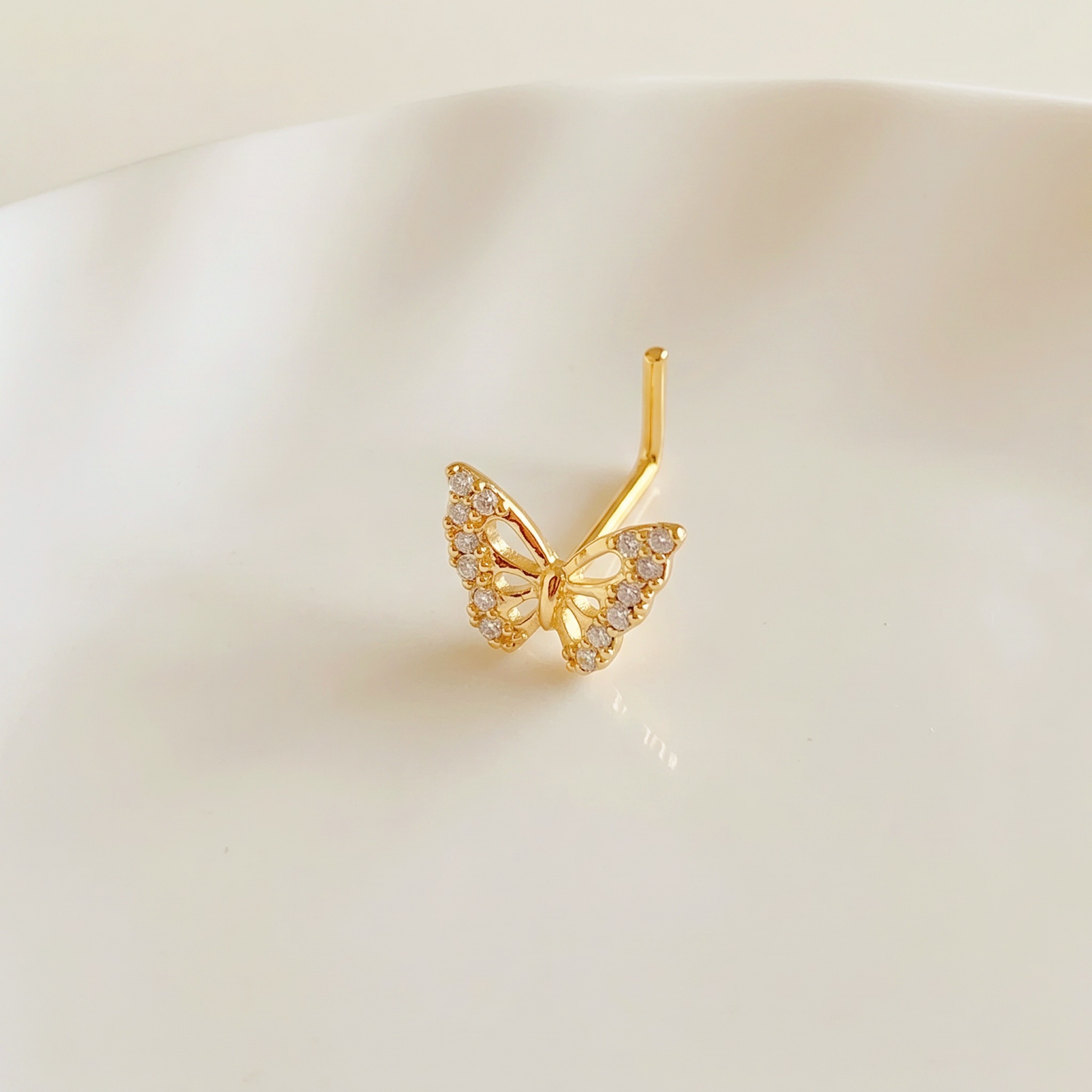 1 pièce, clou de nez papillon  - Body Jewelry Nose Studs avis et prix