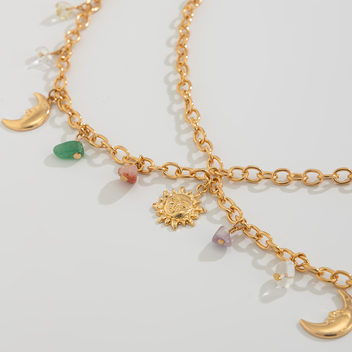 Boho étoile lune soleil penden - Body Chain Jewelry avis et prix