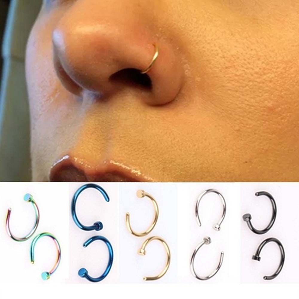 Clous d'oreilles fins en forme - Body Jewelry Nose Studs avis et prix