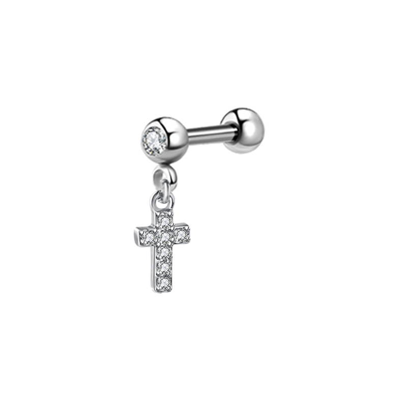 Boucle d'oreille lune Cartilag - Body Jewelry Surgical Steel avis et prix