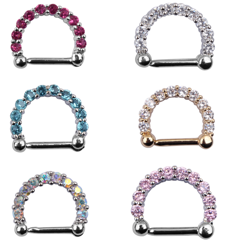 1 pièce Anneau de septum à cli - Body Jewelry Nose Studs avis et prix