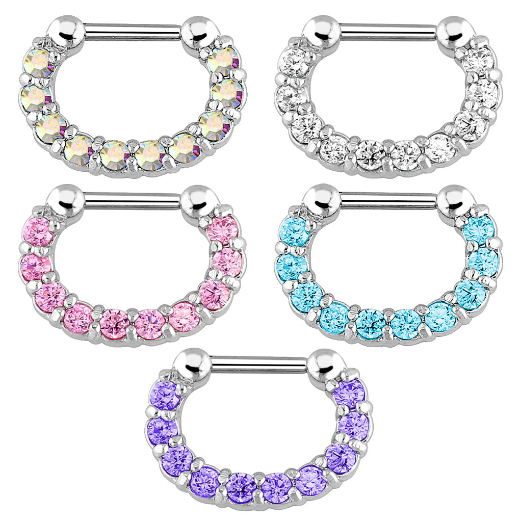 1 pièce Anneau de septum à cli - Body Jewelry Nose Studs avis et prix