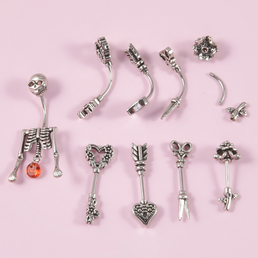 Boucle d'oreille squelette en  - Body Jewelry Surgical Steel avis et prix