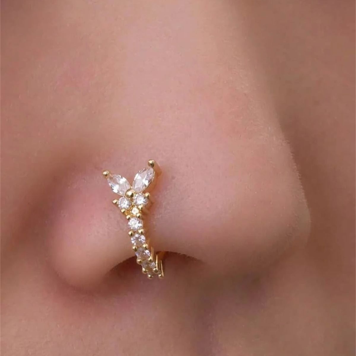 Clip de nez en forme de Y sans - Body Jewelry Hot avis et prix