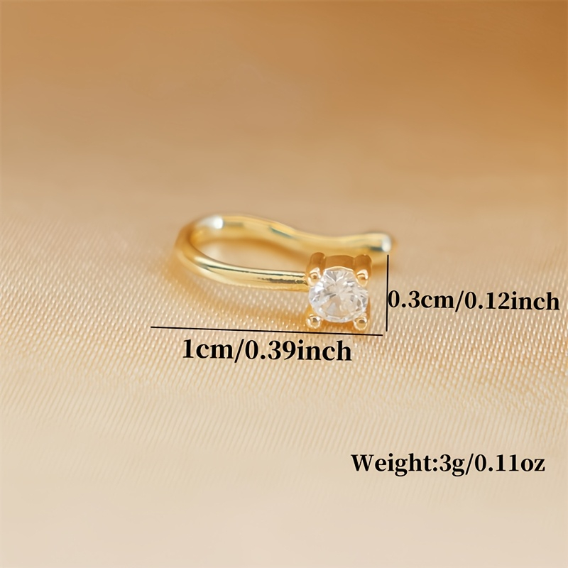 Anneau de nez rond en Zircon N - Body Jewelry Nose Studs avis et prix