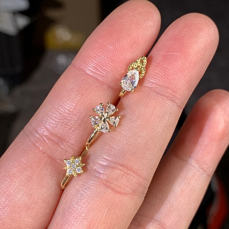 Ensemble de 3 pinces à nez de  - Body Jewelry Nose Studs avis et prix