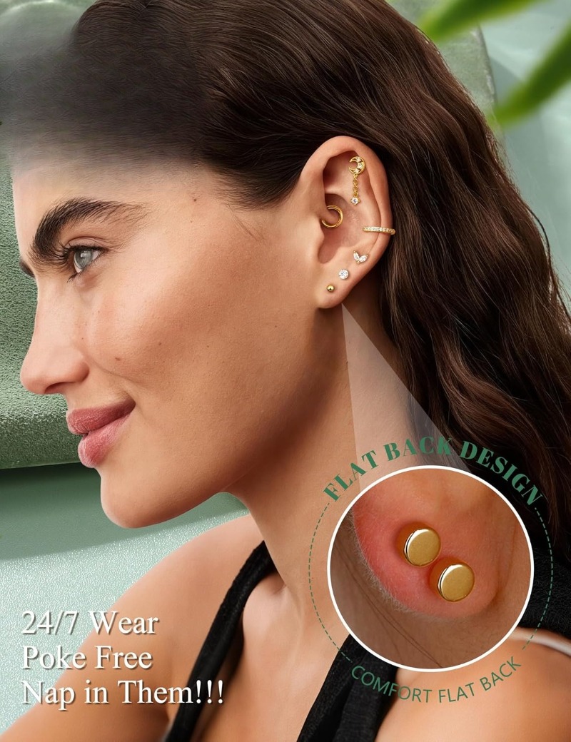 Boucles d'oreilles en acier ch - Body Jewelry Surgical Steel avis et prix