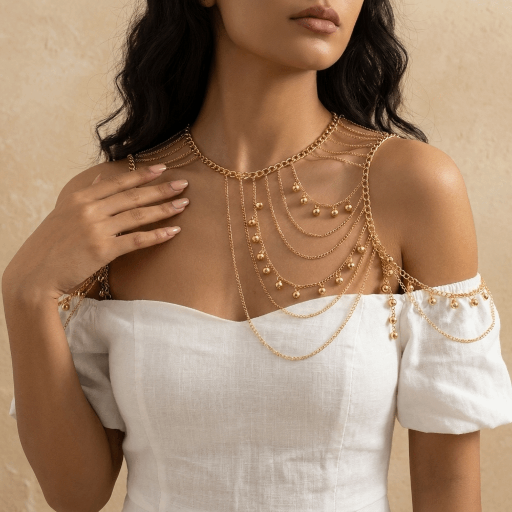 Chaîne de corps multi-couches  - Body Jewelry Hot avis et prix