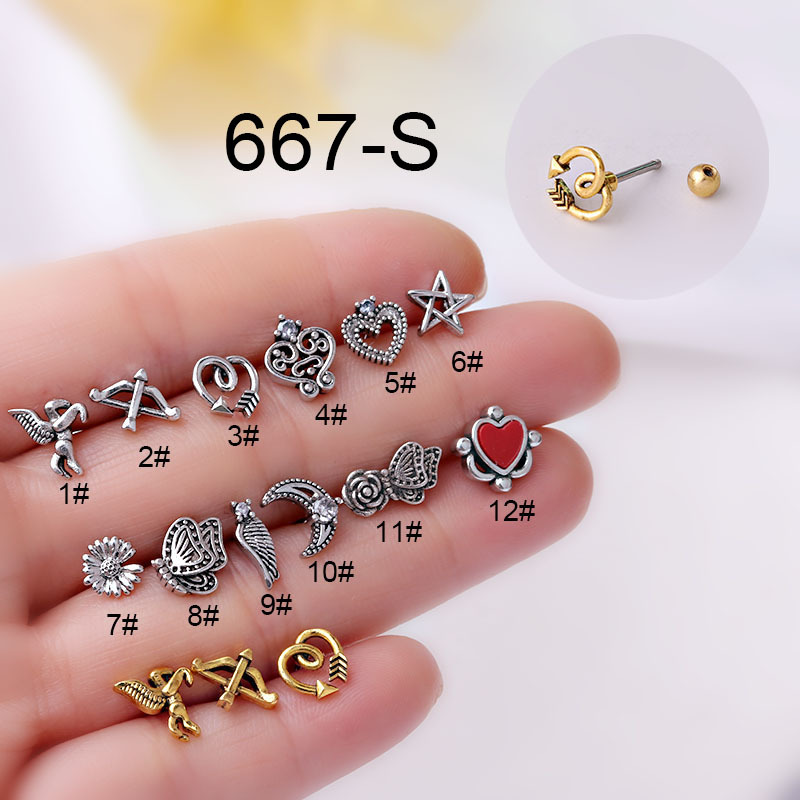 Boucles d'Oreilles Vintage en  - Body Jewelry Hot avis et prix