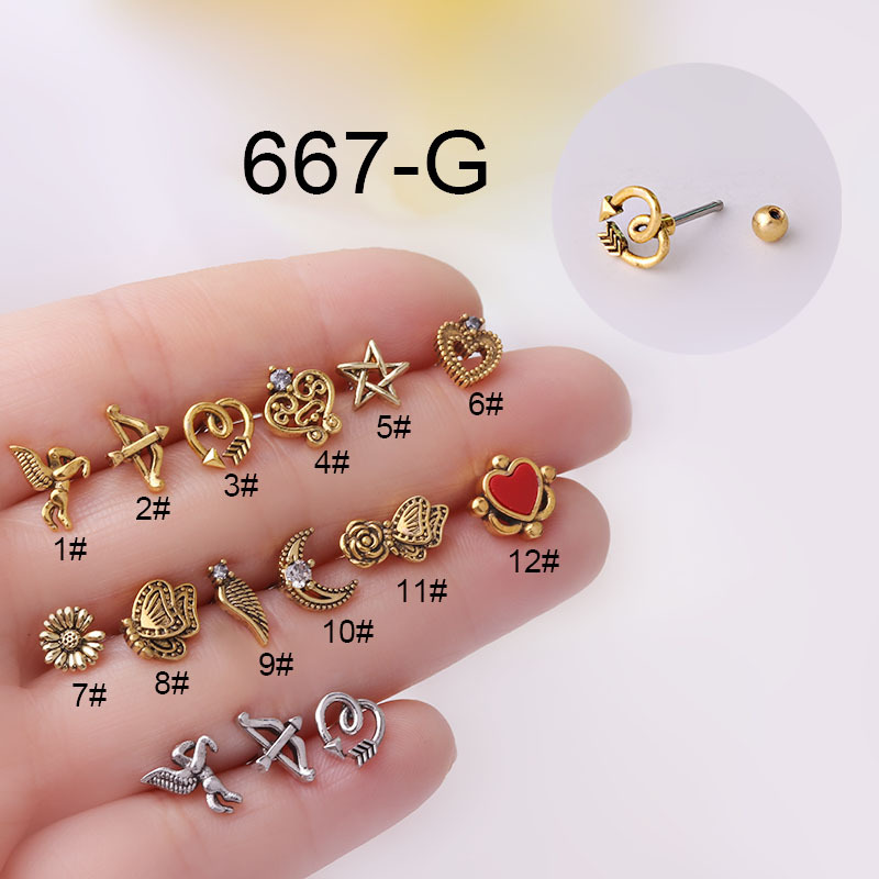 Boucles d'Oreilles Vintage en  - Body Jewelry Hot avis et prix