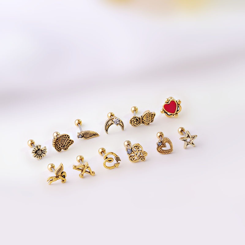 Boucles d'Oreilles Vintage en  - Body Jewelry Hot avis et prix