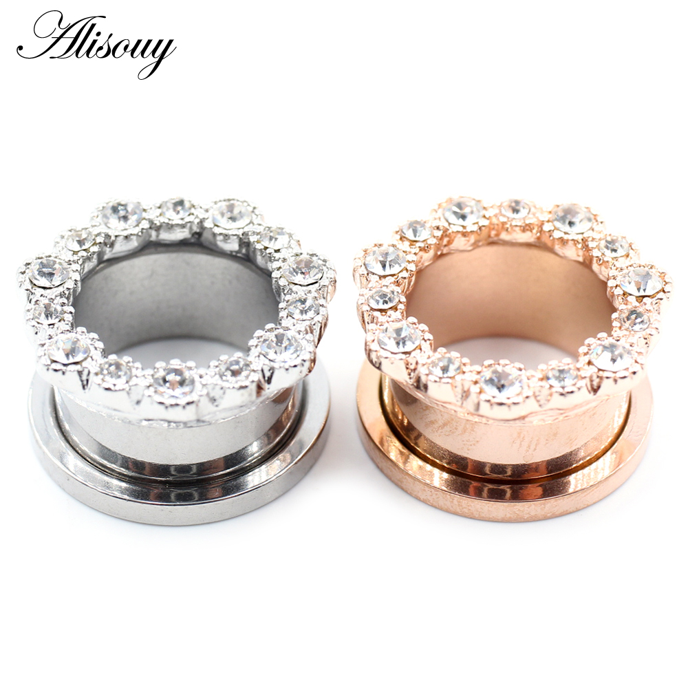 Alisouy 2 pièces en acier inox - Body Jewelry Gauges avis et prix
