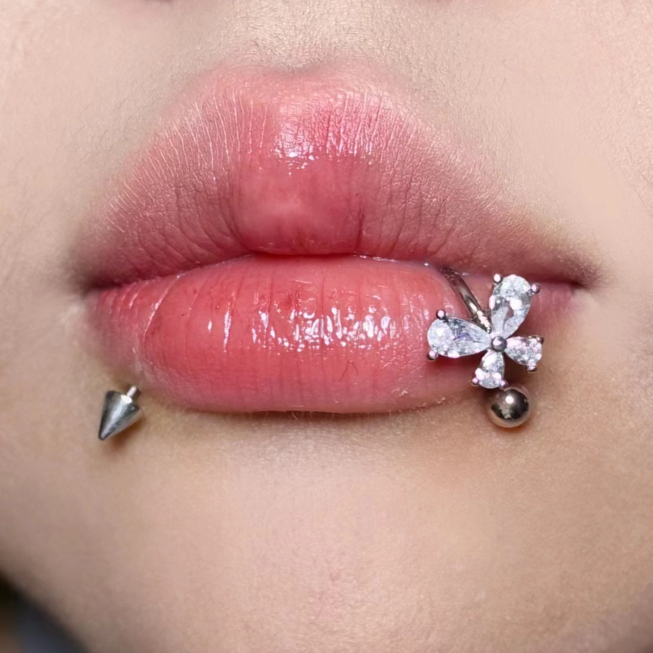 Anneau de lèvre papillon en ti - Body Jewelry And Piercing avis et prix