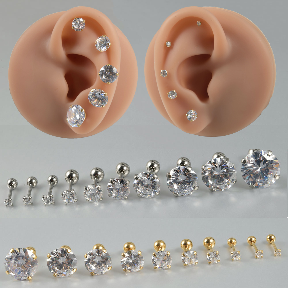 Boucles d'oreilles rondes en a - Body Jewelry Surgical Steel avis et prix