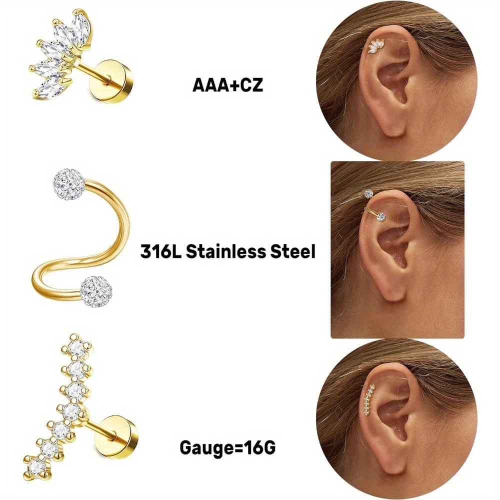 Drperfect-Boucles d'Oreilles e - Body Jewelry Surgical Steel avis et prix