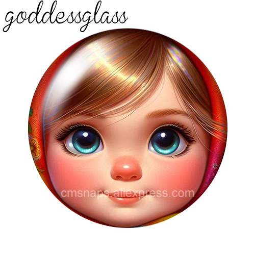 Cabochons en verre photo ronds - Body Jewelry Top avis et prix