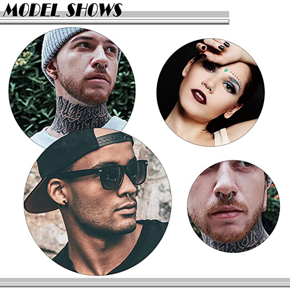 Grands anneaux de Septum 14G 1 - Body Jewelry Gauges avis et prix